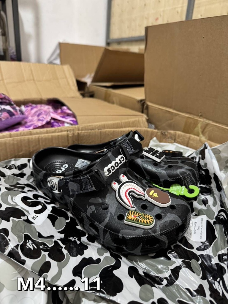 Bape Crocs